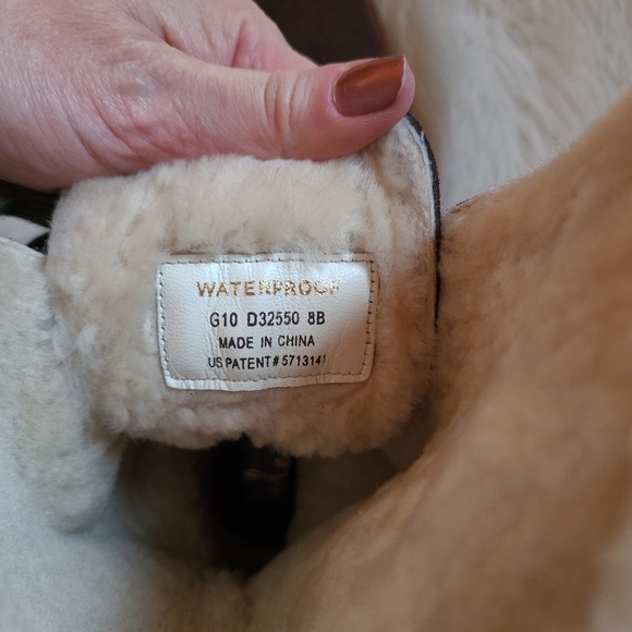 Cole Haan Leather/Suede Upper Bootie Wedge - Picture 2 of 7